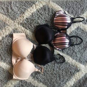 3 Bras 36C